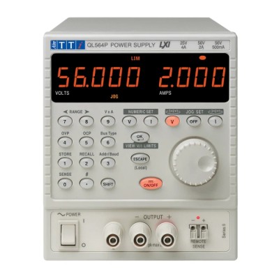 Aim-TTi Digital Bench Power Supply 1-Output 25 V to 56 V 112 W 4 A Max QL564P-G