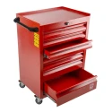 RS PRO Heavy Duty 7 Drawer Wheeled Steel Roller Cabinet Mobile Tool Chest 450mm x 630mm x 970mm 753-1589