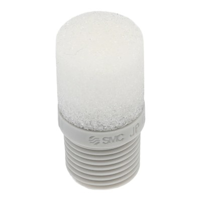 SMC Resin Pneumatic Silencer 1 MPa 30dB Noise Reduction Threaded R 1/8 Male AN10-01