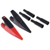 Fluke Crocodile Clip, Black Red Insulated, Nickel Plated Steel Contact, 10A Current, 20mm Jaw Opening AC285-FTP