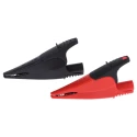Fluke Crocodile Clip, Black Red Insulated, Nickel Plated Steel Contact, 10A Current, 20mm Jaw Opening AC285-FTP