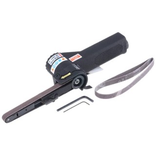 Bahco Air Belt Sander 10 x 330 mm Pad Size, 16000 rpm Speed, 260 L/min Air Consumption, 6.35 mm Air Inlet BP212