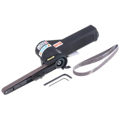 Bahco Air Belt Sander 10 x 330 mm Pad Size, 16000 rpm Speed, 260 L/min Air Consumption, 6.35 mm Air Inlet BP212