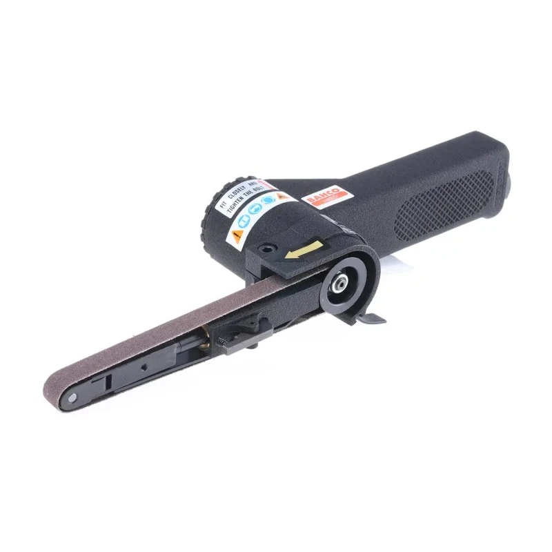 Bahco Air Belt Sander 10 x 330 mm Pad Size, 16000 rpm Speed, 260 L/min Air Consumption, 6.35 mm Air Inlet BP212