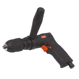 Bahco Reversible Air Drill 13 mm Keyless Chuck, 220W Power, 450 RPM, 1/4 in BSP Air Inlet BP825