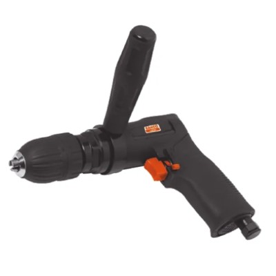 Bahco Reversible Air Drill 13 mm Keyless Chuck, 220W Power, 450 RPM, 1/4 in BSP Air Inlet BP825