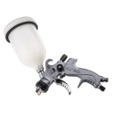 Bahco HVLP Air Paint Spray Gun 0.6L Container Capacity 1/4 in BSP Air Inlet 2.8 Bar Operating Pressure Thumb Lever BPHVLP01
