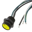 Brad from Molex Sensor Actuator Cable Mini-Change Series Female 3-Way 7/8 In Circular Straight to 3-Way 1300130135