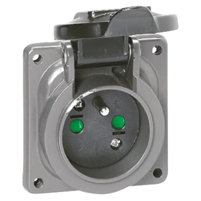 Legrand IP44 IP66 IP67 Panel Mount Industrial Power Connector 16A 480V 500V HYPRA 0 539 03
