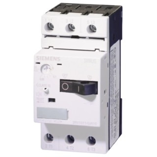 Siemens 3RV1 Series 3 Pole Motor Protection Circuit Breaker 800mA 690V IP20 3RV1011-0HA15