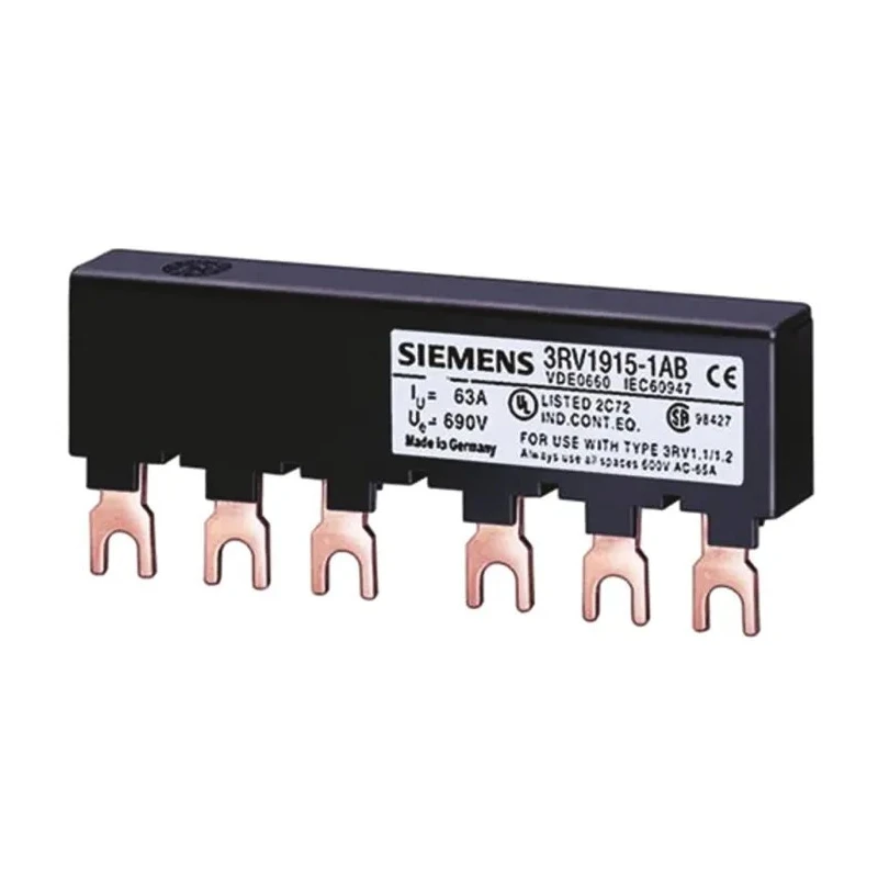 Siemens SIRIUS 3 Phase Busbar Rated 690 V Pitch 50 mm 3RV1935-1A