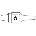 Weller 1.2 mm DX Desoldering Nozzle for Use with DSX80 & DXV80 Desoldering Iron DSX80