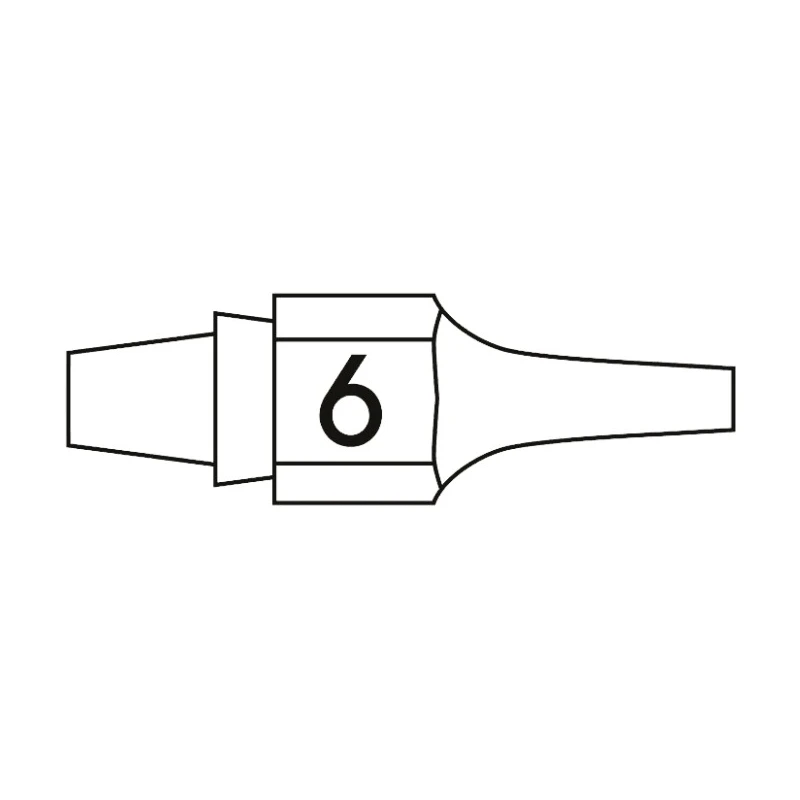 Weller 1.2 mm DX Desoldering Nozzle for Use with DSX80 & DXV80 Desoldering Iron DSX80