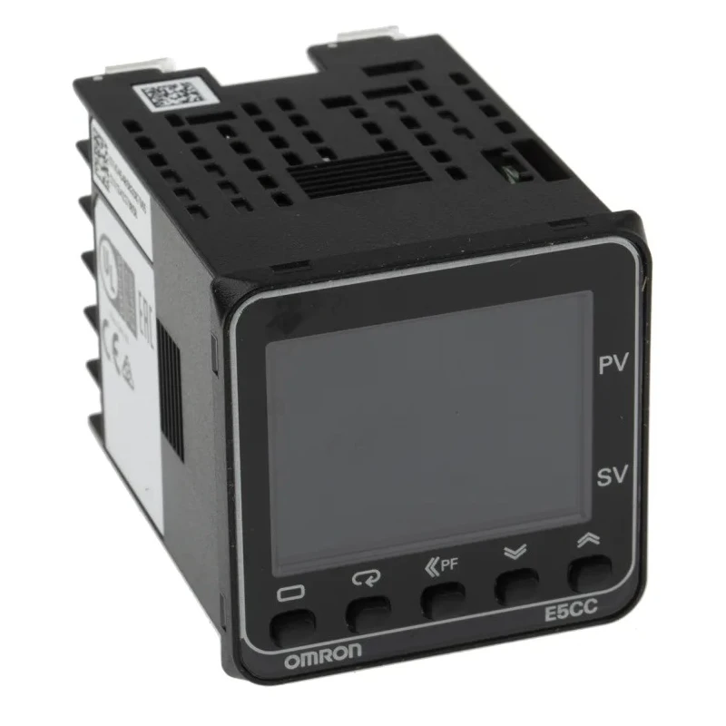 Omron Panel Mount PID Temperature Controller 2 Input, 1 Output Solid State Relay 240V AC E5CC