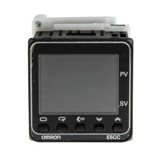 Omron Panel Mount PID Temperature Controller 1 Input 1 Output Relay 240V AC On-Off E5CC