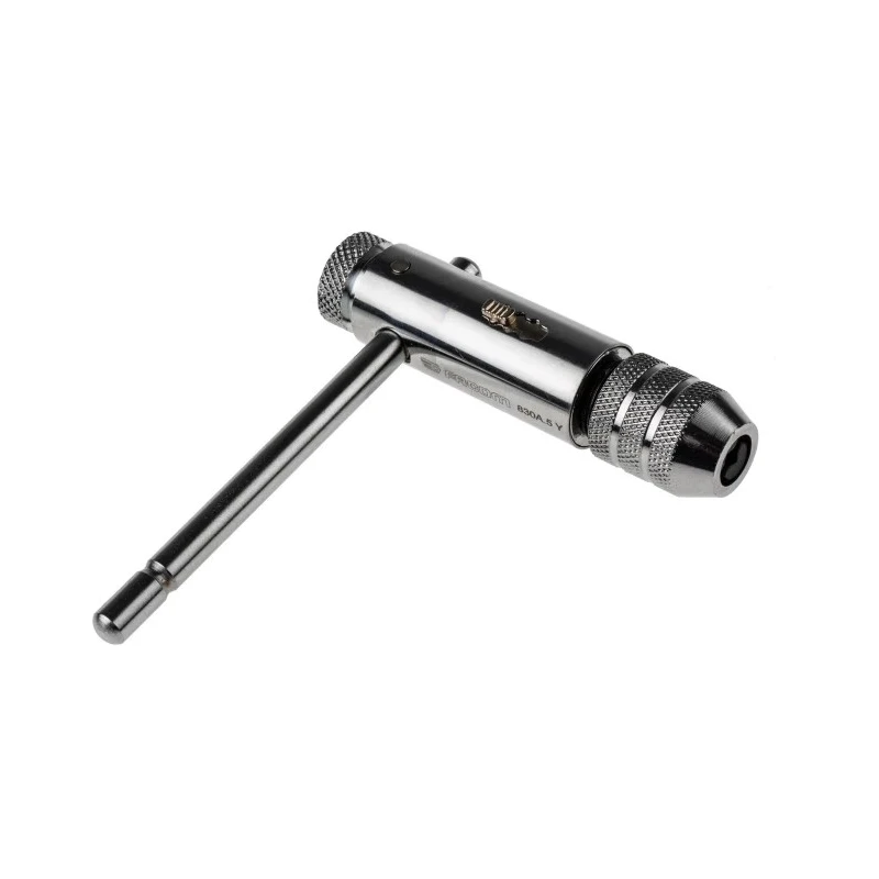 Facom Chrome Finished Ratcheting T-Handle Tap Wrench 85mm, Thread Size M6 830A.5