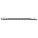 Facom 1/4 in Square Drive Flexible Extension Socket Chrome Steel 150mm Overall R.216
