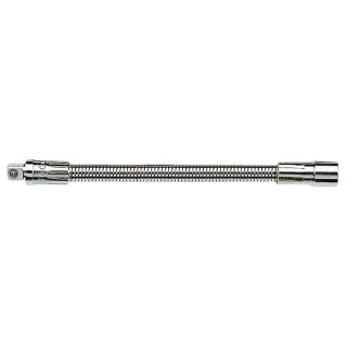 Facom 1/4 in Square Drive Flexible Extension Socket Chrome Steel 150mm Overall R.216