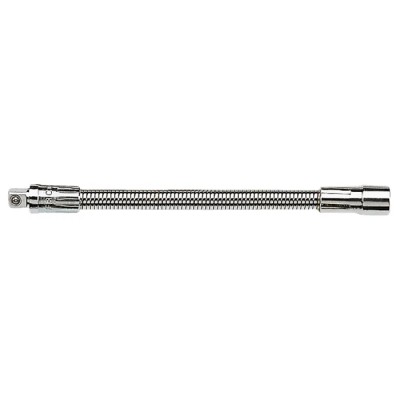 Facom 1/4 in Square Drive Flexible Extension Socket Chrome Steel 150mm Overall R.216