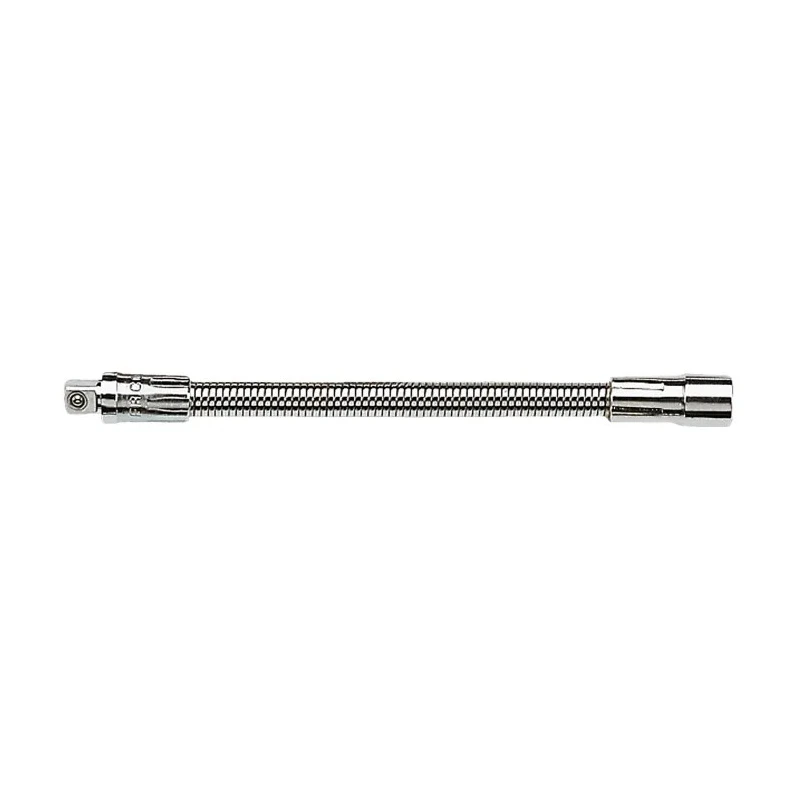 Facom 1/4 in Square Drive Flexible Extension Socket Chrome Steel 150mm Overall R.216
