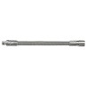 Facom 1/4 in Square Drive Flexible Extension Socket Chrome Steel 150mm Overall R.216