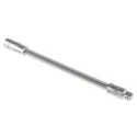 Facom 1/4 in Square Drive Flexible Extension Socket Chrome Steel 150mm Overall R.216
