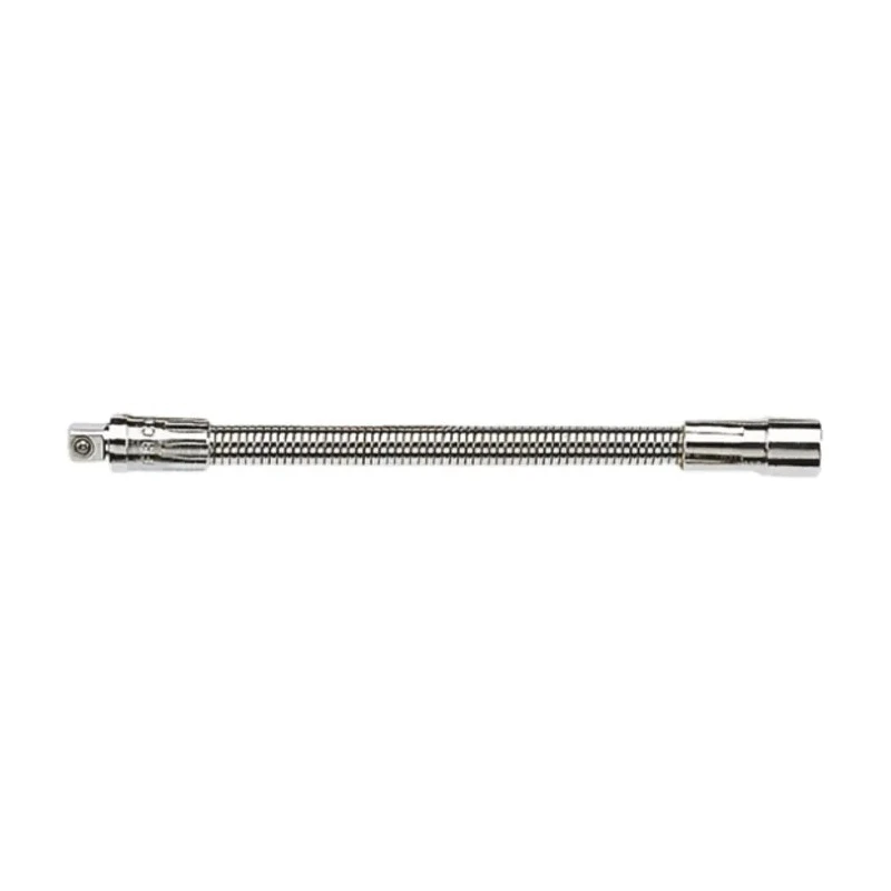 Facom 1/4 in Square Drive Flexible Extension Socket Chrome Steel 150mm Overall R.216