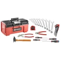 Facom 26 Piece Maintenance Tool Kit with Box, Portable, Ergonomic Handles, CM.26BPC19PF