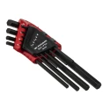 Facom 9 piece L Metric Hex Key Set 1.5 to 10 mm Long Arm Silicon Steel Phosphate Finish 83H.JP9A