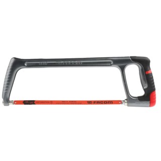 Facom 300 mm Bi-Metal Hacksaw with Aluminium Frame Ergonomic Handle and 8-Position Blade Tension Control 603FPB