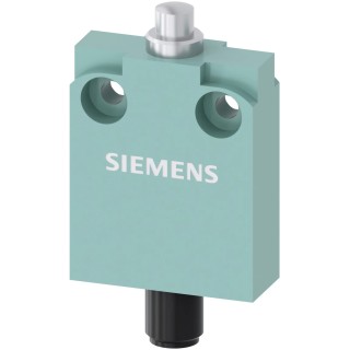 Siemens 3SE5 Series Round Plunger Limit Switch, 1 NO/1 NC, IP67, IP66, Metal Housing, 400V AC, 10A 3SE5423-0CC20-1EB1