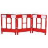 JSP Red Safety Folding Barrier 1.2m Length 1m Height 6mm Diameter, Model KBB023-000-600