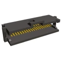TE Connectivity AMPMODU System 50 Series Right Angle Through Hole PCB Header, 30 Contacts, 1.27 mm Pitch, 2 Row 5-104069-5