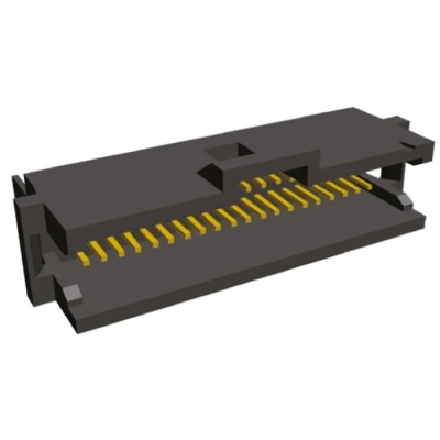 TE Connectivity AMPMODU System 50 Series Right Angle Through Hole PCB Header, 30 Contacts, 1.27 mm Pitch, 2 Row 5-104069-5