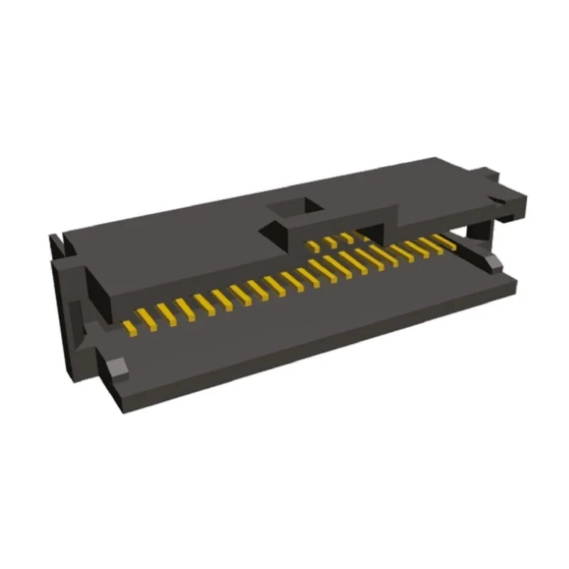 TE Connectivity AMPMODU System 50 Series Right Angle Through Hole PCB Header, 30 Contacts, 1.27 mm Pitch, 2 Row 5-104069-5
