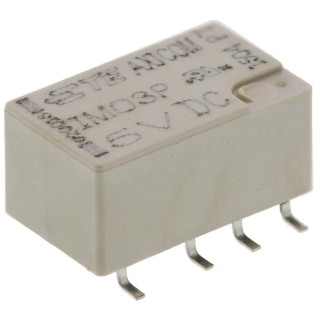 TE Connectivity Surface Signal Relay DPDT, 5V DC Coil, 2A Switching Current IM03PGR
