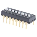 TE Connectivity Extended Slide Rotary Coded DIP Switch ADE08A04