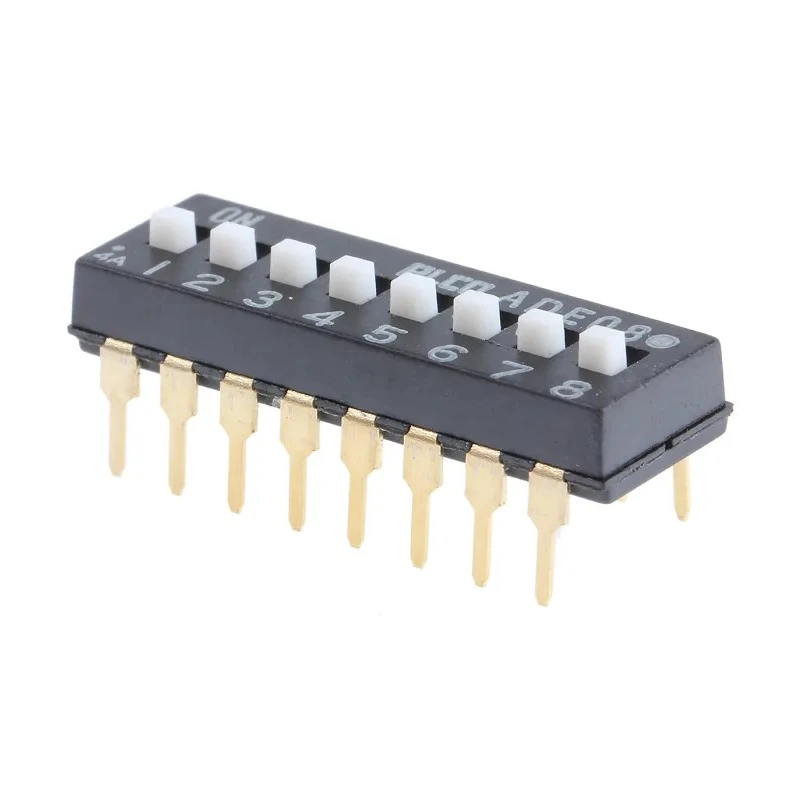 TE Connectivity Extended Slide Rotary Coded DIP Switch ADE08A04