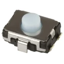 Panasonic Blue Tactile Switch Push Plate 2.5 mm SPST 20mA 15 V dc Surface Mount EVQP2H02B