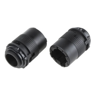 RS PRO Conduit Adapter Cable Fitting 25 mm Nominal Size Polyamide 66 Black 755-9079