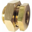 Legris Pneumatic Brass Bulkhead Pipe Fitting Threaded Female G 1/2 in to Male BSP G 1/2 0117 00 21