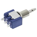 TE Connectivity ALCOSWITCH Blue Series Miniature Push Button Switch, Momentary, Panel Mount, SPDT, 5.9 mm Cutout 1977739-2