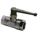 Legris Sand Blasted Nickel Plated Brass Threaded Ball Valve BSPP, 12.7 mm, Max 40 bar, 80°C 0402 13 21