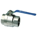 Legris Sand Blasted Nickel Plated Brass Threaded Ball Valve BSPP 1/4 in 30 bar 130°C 4902 10 13
