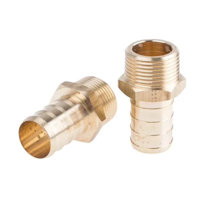 Legris Pneumatic Fitting Brass Pipe Threaded Adapter Male BSPT 1/2 in to Male 0123 25 34