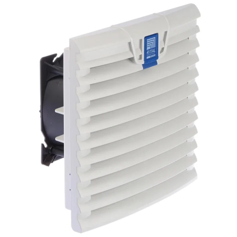 Rittal SK Series Filter Fan 230V AC 100 m³/h Filtered Airflow 105 m³/h Unimpeded IP54 204mm x 204mm IP54