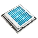 Rittal SK Series Chemical Fibre Exhaust Fan Filter with ABS Frame for 124 x 124 mm Fans 148.5 x 148.5 x 24 mm 3238200