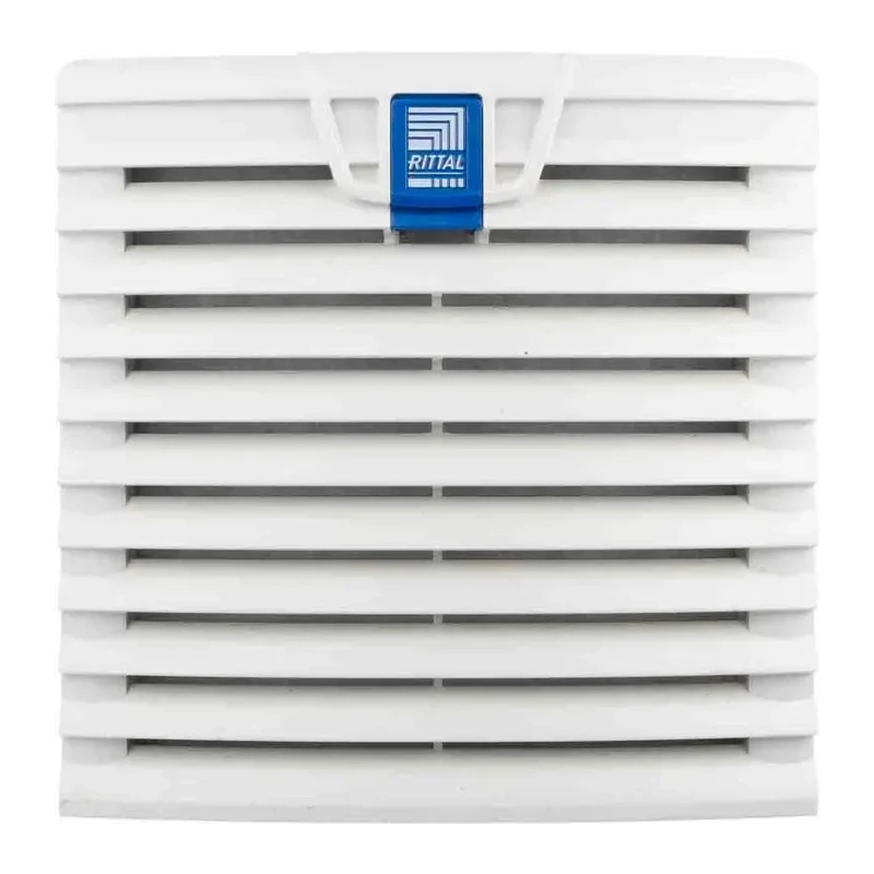 Rittal SK Series Filter Fan 24V DC 6W 100 m³/h Filtered Airflow 105 m³/h Unimpeded Airflow IP54 Square 204 mm x 204 mm IP54