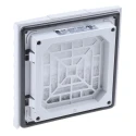 Rittal SK Series ABS Frame Fan Filter for 92 x 92 mm Fans with 116.5 mm Length and Width, 16 mm Thickness 3237200