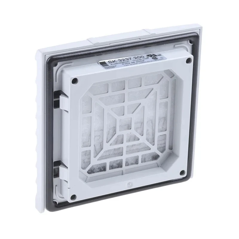 Rittal SK Series ABS Frame Fan Filter for 92 x 92 mm Fans with 116.5 mm Length and Width, 16 mm Thickness 3237200